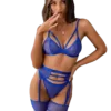 ensemble lingerie bleu