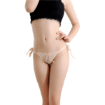 string à attacher beige