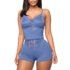 pyjashort bleu