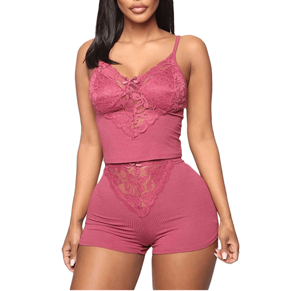 pyjama short rose