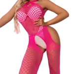 bodystocking rose