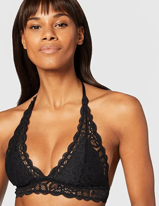 brassière noir femme
