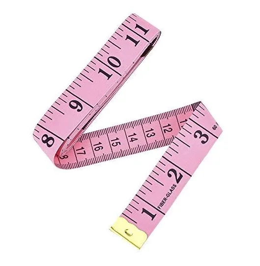 metre ruban rose
